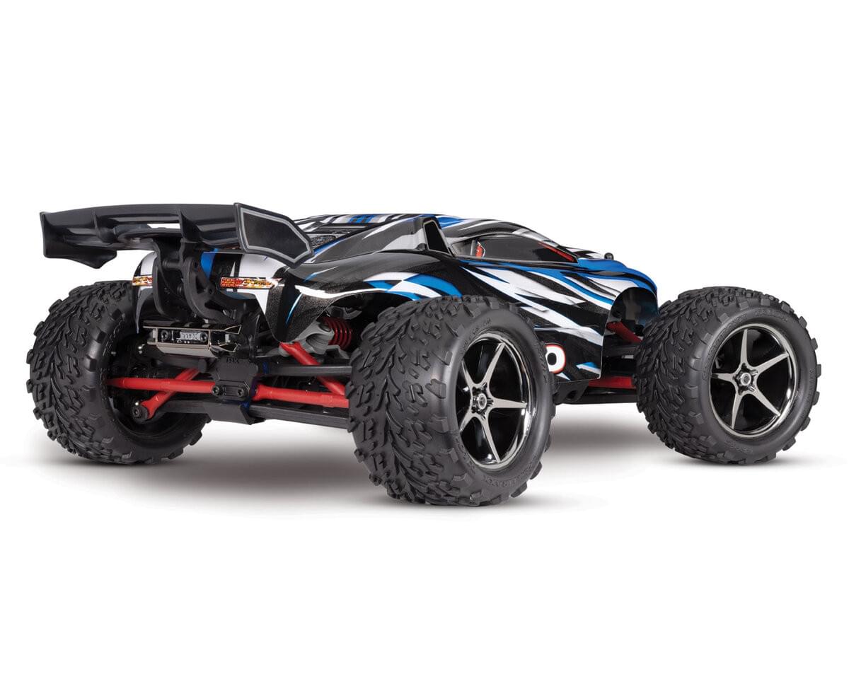 Traxxas Mini E Revo 4WD RTR 1/16 bleu 71054-8 - Breizh Modélisme.