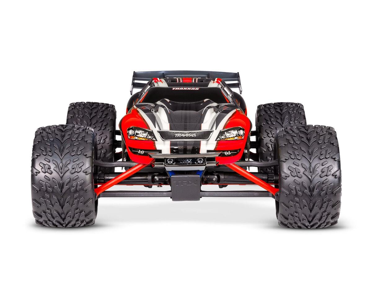 Traxxas Mini E Revo 4WD RTR 1/16 rouge 71054-8 - Breizh Modélisme.