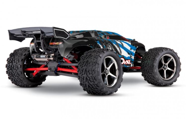 Traxxas Mini E Revo Brushless 1/16 VXL TQI ID TSM 71076-8 bleu - Breizh Modélisme.