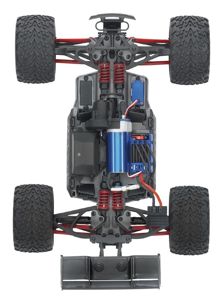 Traxxas Mini E Revo Brushless 1/16 VXL TQI ID TSM 71076-8 violet - Breizh Modélisme.