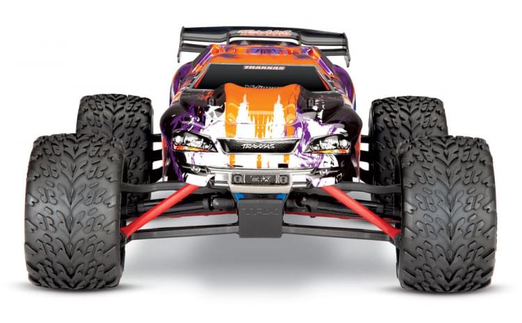 Traxxas Mini E Revo Brushless 1/16 VXL TQI ID TSM 71076-8 violet - Breizh Modélisme.