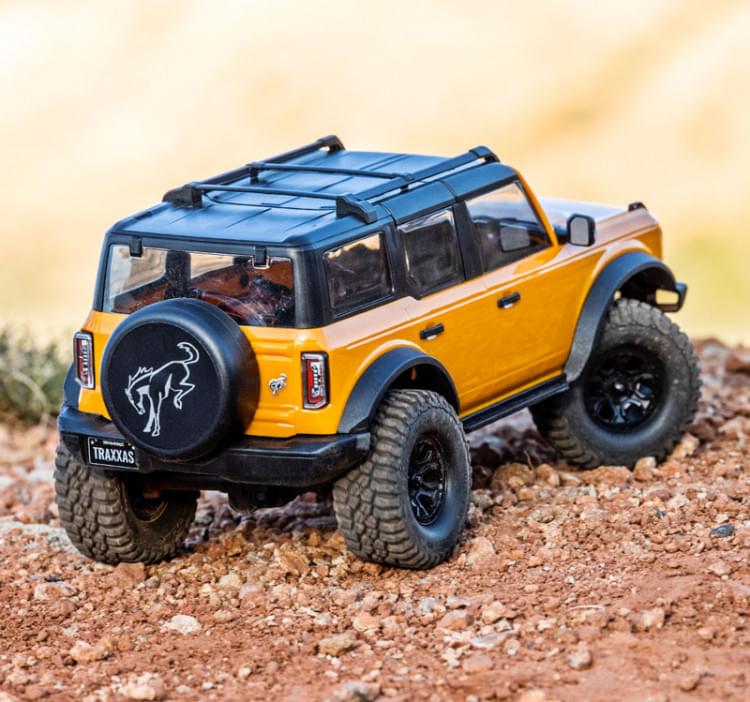 Traxxas TRX-4M 1/18 Ford Bronco Crawler Orange RTR - 97074-1 - Breizh Modélisme.