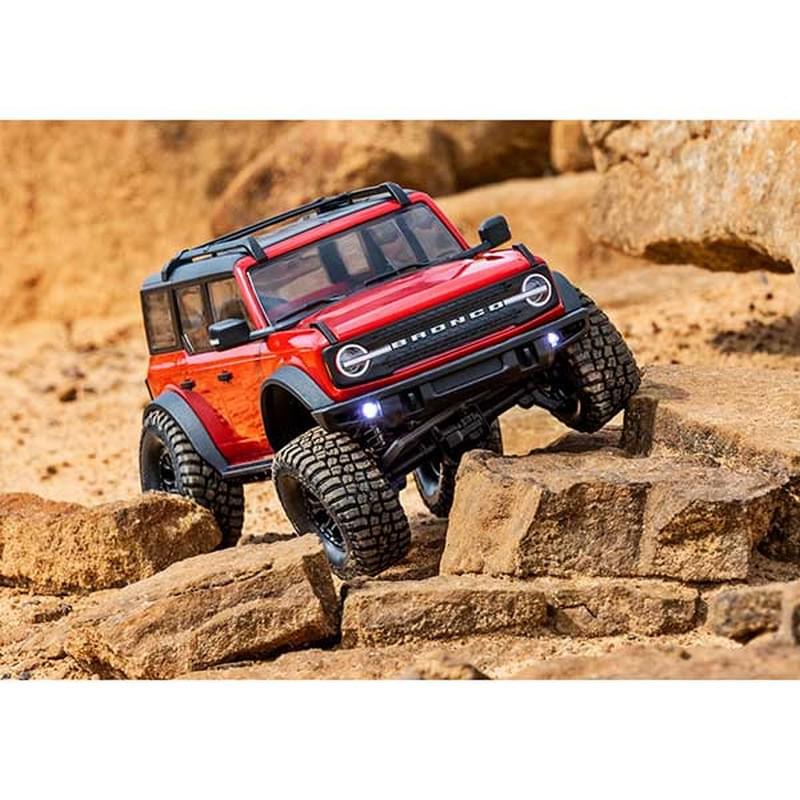 Traxxas TRX-4M 1/18 Ford Bronco Crawler Rouge RTR - 97074-1 - Breizh Modélisme.