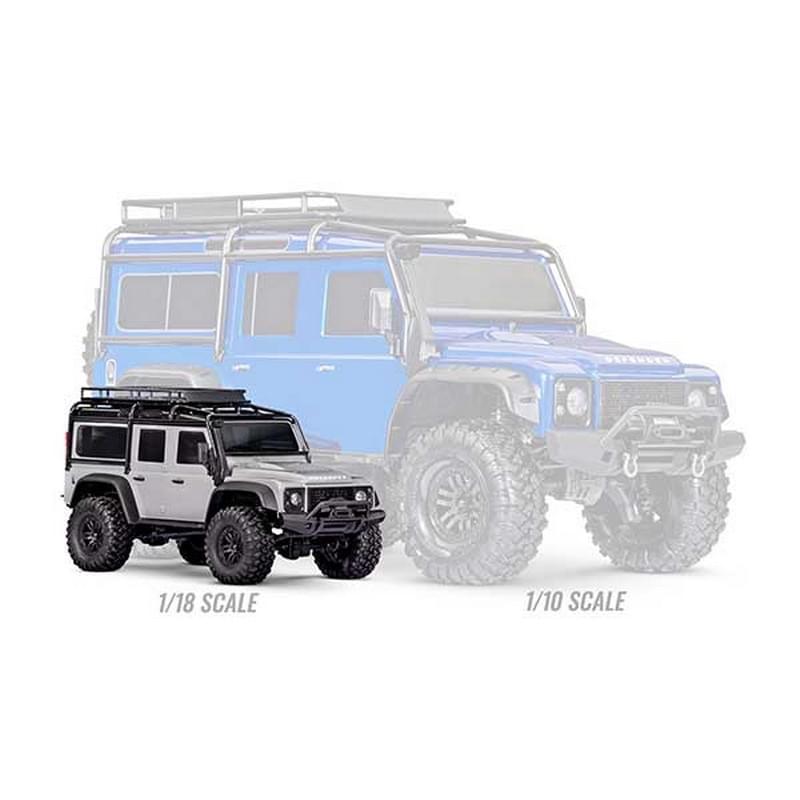 Traxxas TRX-4M 1/18 Land Rover Defender Crawler Vert RTR - 97054-1 - Breizh Modélisme.