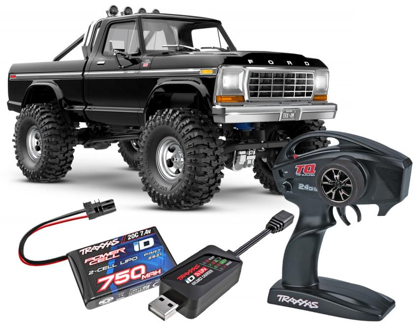 Traxxas TRX-4M F150 High Trail mini crawler 1/18 RTR - 97044-1 noir - Breizh Modélisme.