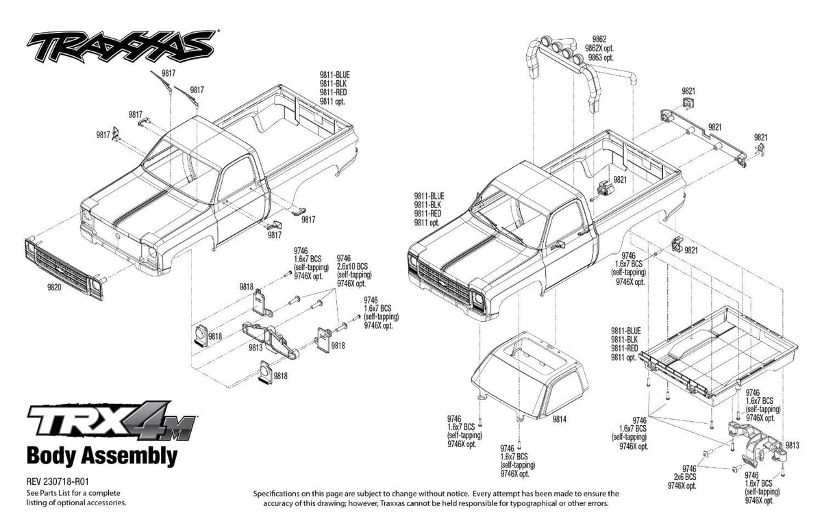 Traxxas TRX-4M K10 mini crawler 1/18 RTR - 97064-1 noir - Breizh Modélisme.