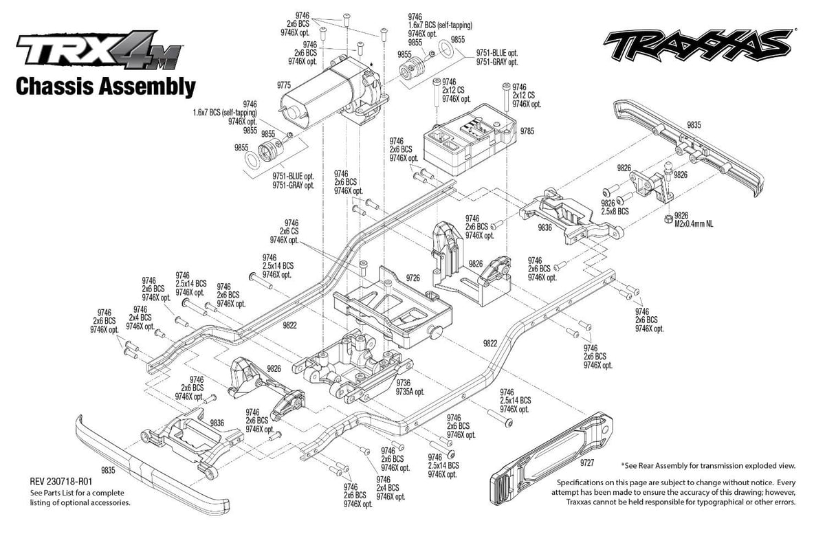 Traxxas TRX-4M K10 mini crawler 1/18 RTR - 97064-1 noir - Breizh Modélisme.