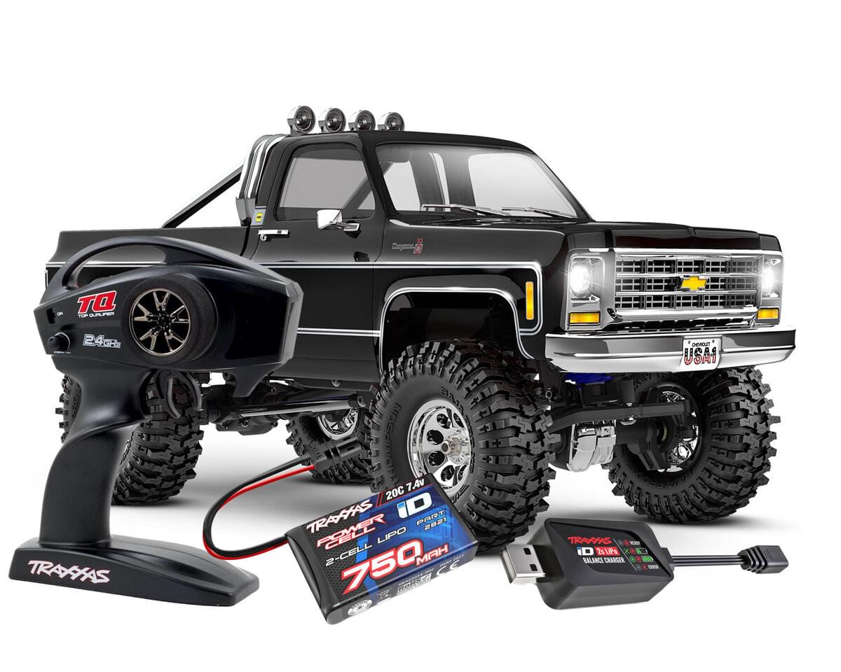 Traxxas TRX-4M K10 mini crawler 1/18 RTR - 97064-1 noir - Breizh Modélisme.