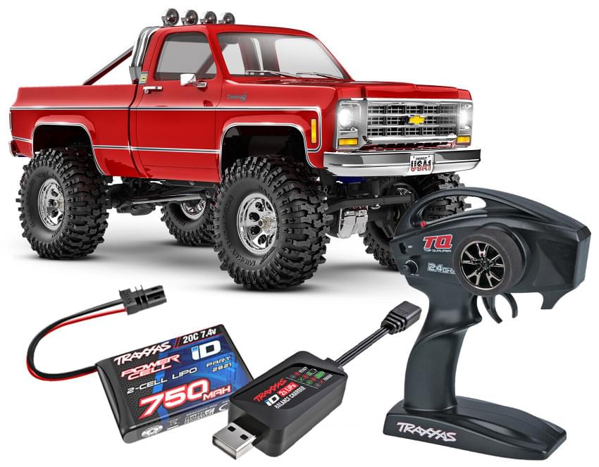 Traxxas TRX-4M K10 mini crawler 1/18 RTR - 97064-1 rouge - Breizh Modélisme.