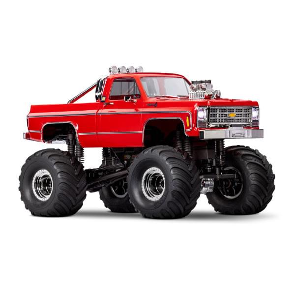 Traxxas TRX-4MT K10 monster truck 1/18 RTR - 98064-1 rouge - Breizh Modélisme.