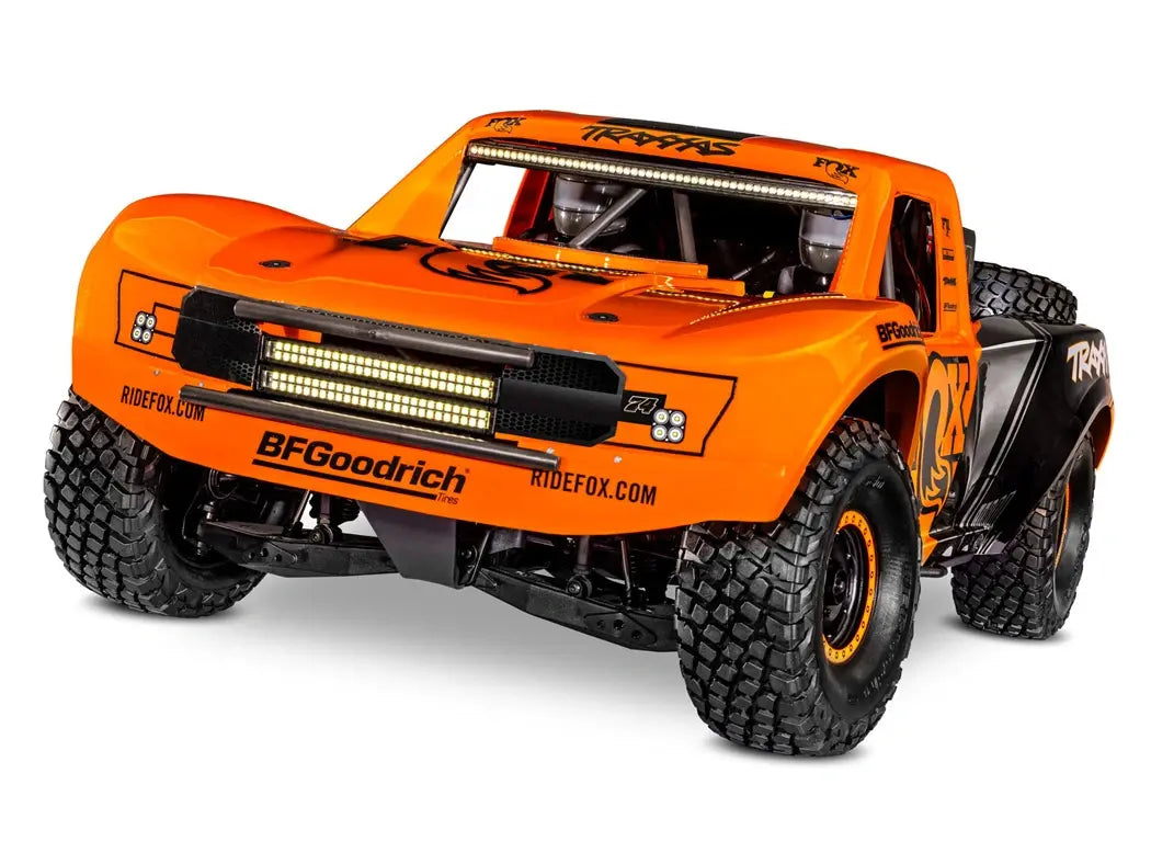Traxxas UDR FOX Unlimited Desert Racer 4WD avec leds 85086-4 - Breizh Modélisme.