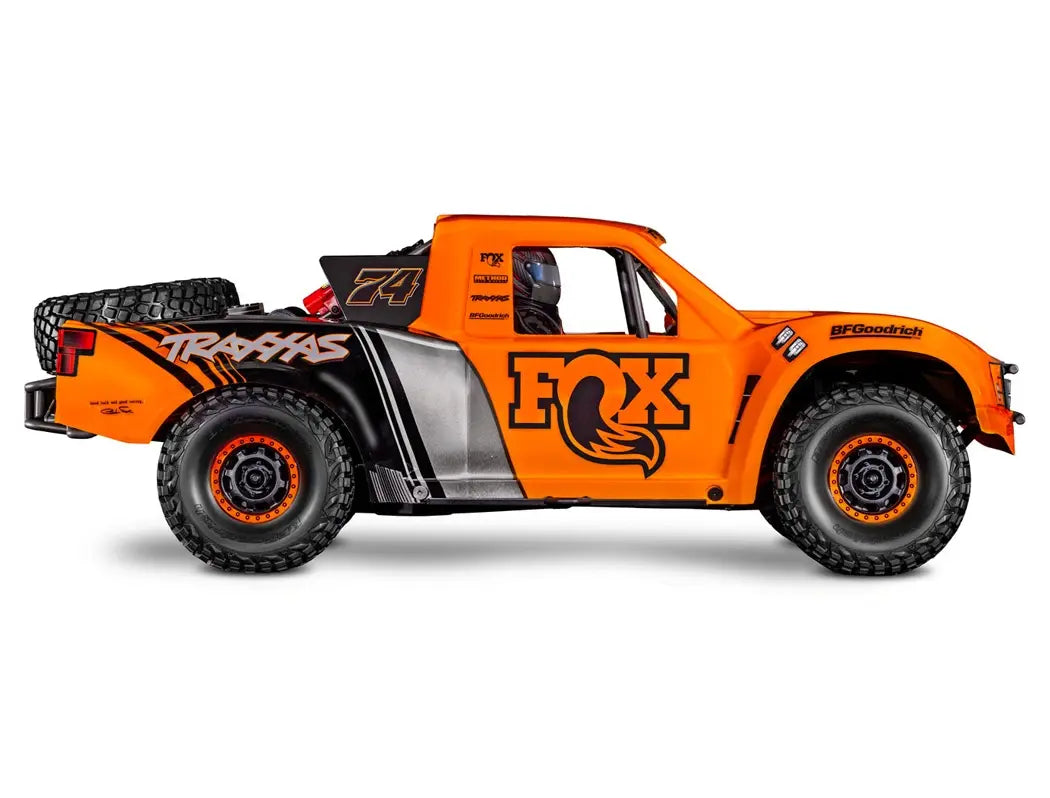 Traxxas UDR FOX Unlimited Desert Racer 4WD avec leds 85086-4 - Breizh Modélisme.