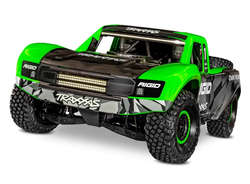 Traxxas UDR Unlimited Desert Racer 4WD avec leds 85086-4 vert - Breizh Modélisme.
