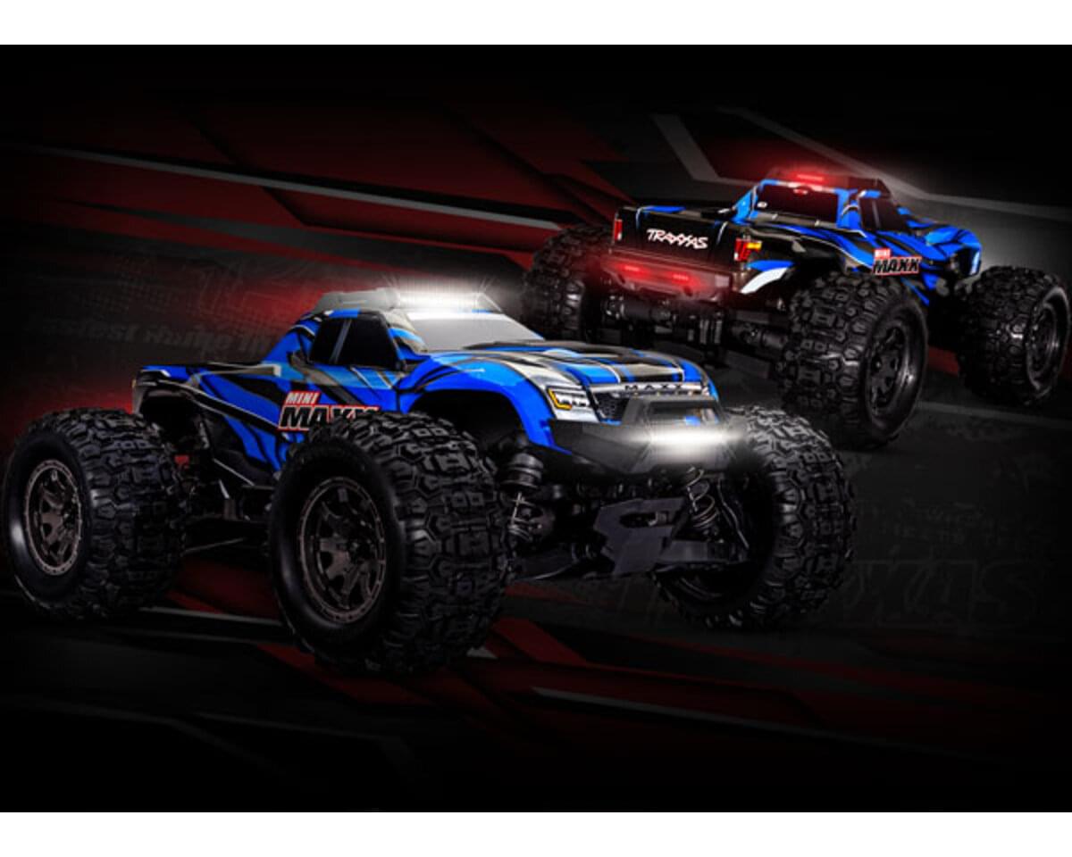 Combo Premium Traxxas Mini Maxx vert BL-2S - 107154-1 - Breizh Modélisme.