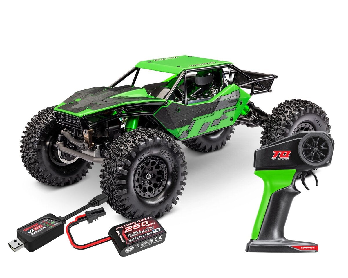 Traxxas TXC-4M Extreme Crawler 1/18 Brushless 3S RTR vert - Breizh Modélisme.