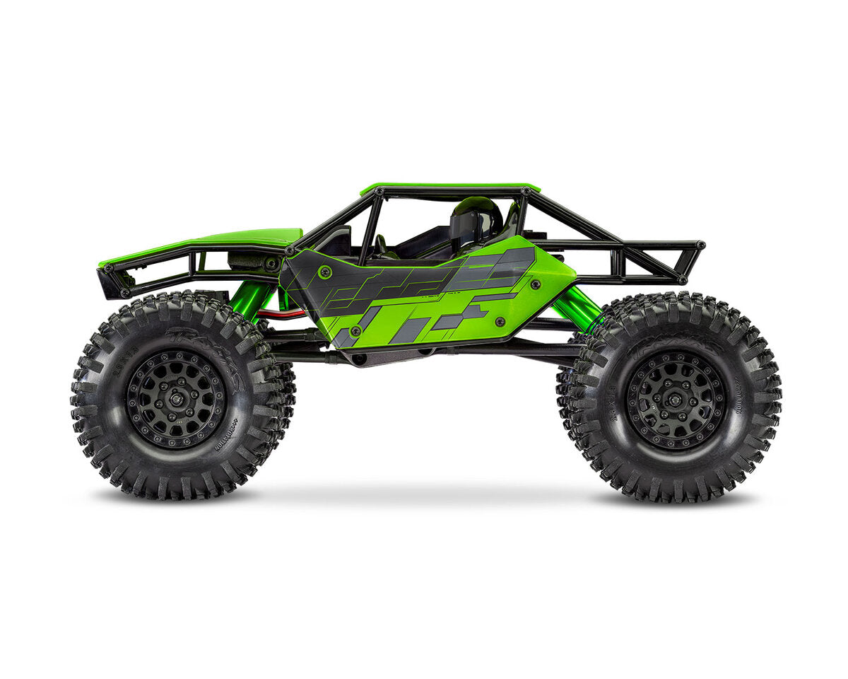 Traxxas TXC-4M Extreme Crawler 1/18 Brushless 3S RTR vert - Breizh Modélisme.