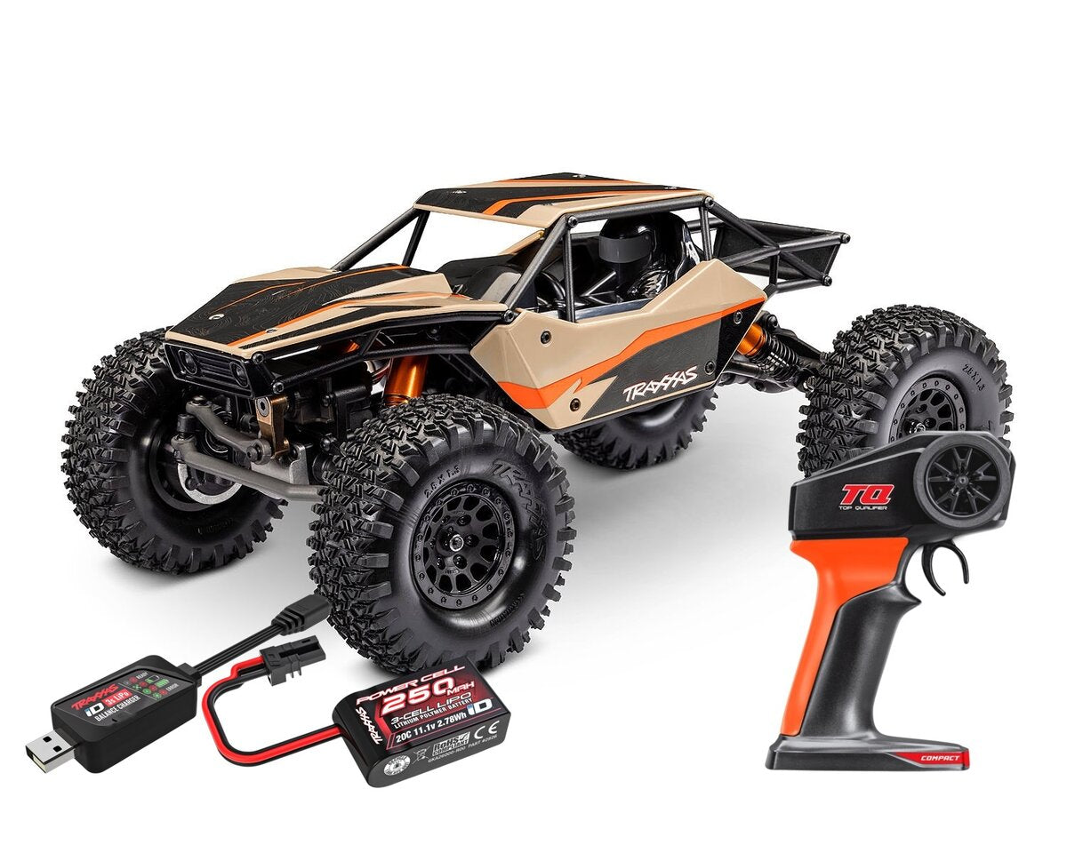 Traxxas TXC-4M Extreme Crawler 1/18 Brushless 3S RTR sable - Breizh Modélisme.