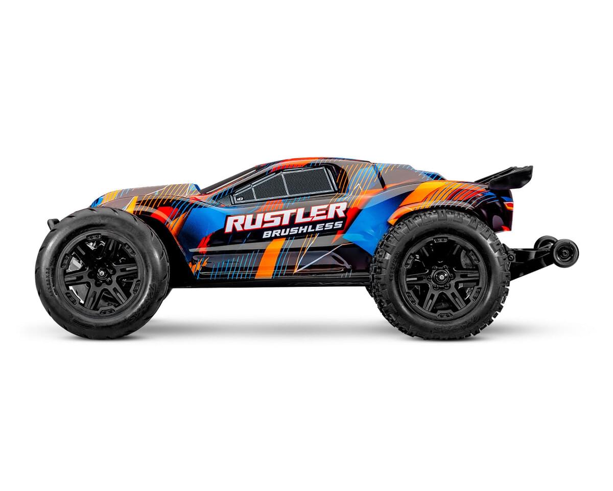 Traxxas Rustler 1:10 2WD RTR Stadium Truck orange - Breizh Modélisme.