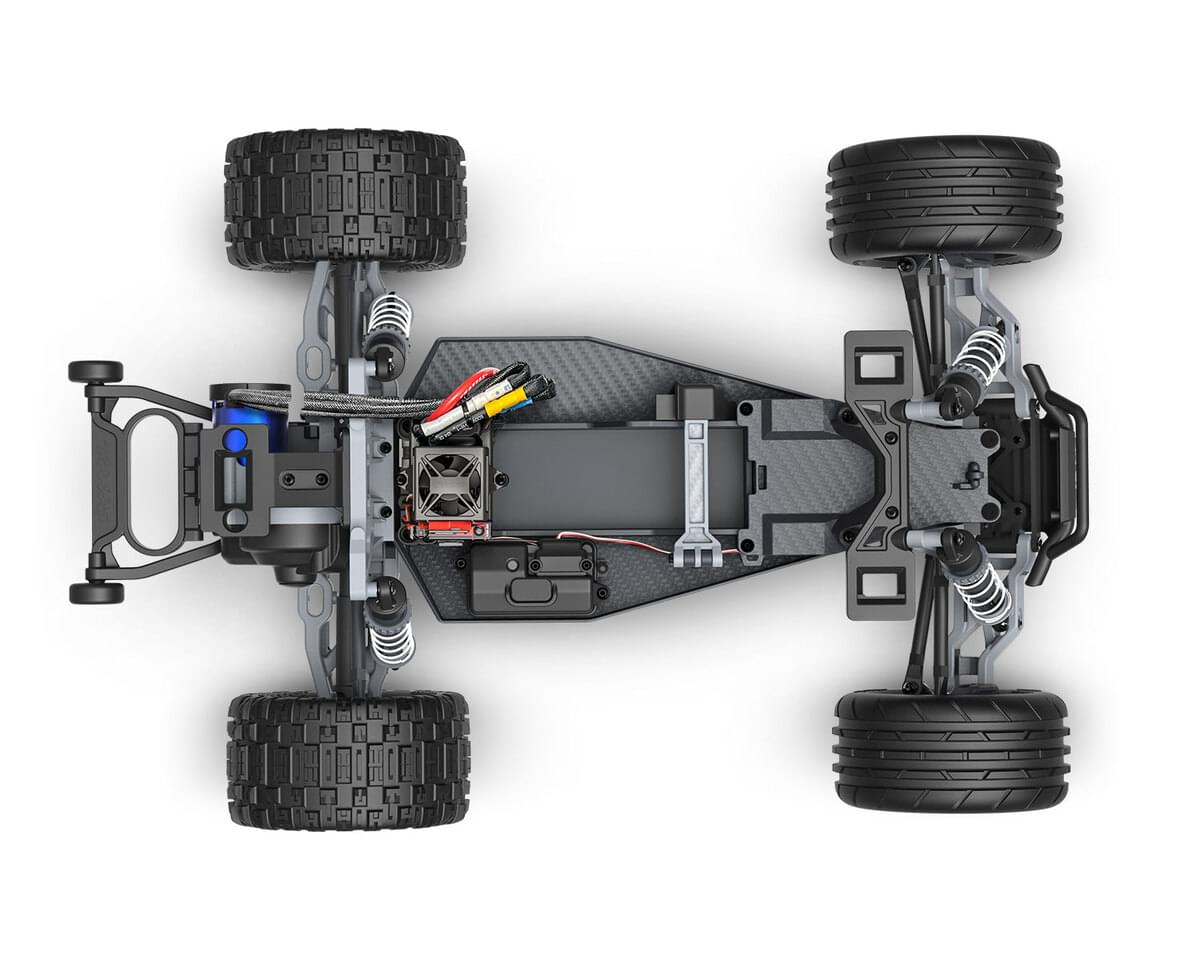Traxxas Rustler 1:10 2WD RTR Stadium Truck noir - Breizh Modélisme.