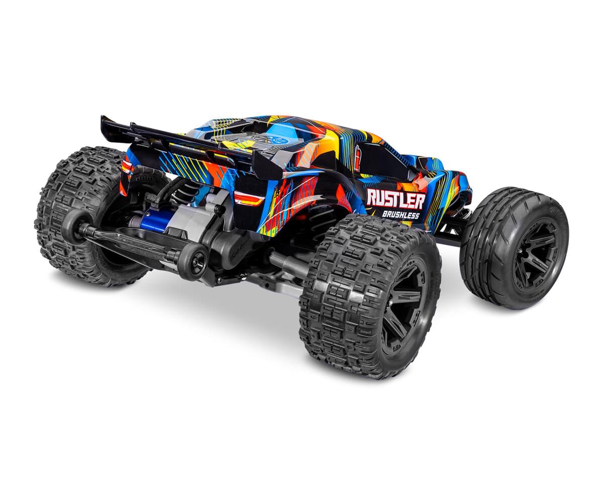 Traxxas Rustler 1:10 2WD RTR Stadium Truck jaune 37454-4