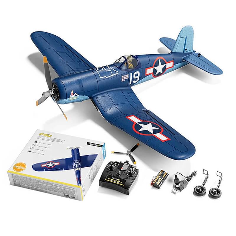 Avion télécommandé SPITFIRE MKII Volantex Corsair 4ch Brushless avec Gyro RTF V768-5 - Breizh Modélisme.