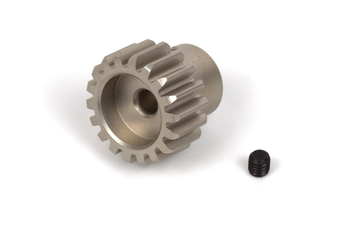 18T Alu Pignon moteur (0.8 M / 32DP 3.175mm) - Breizh Modélisme.