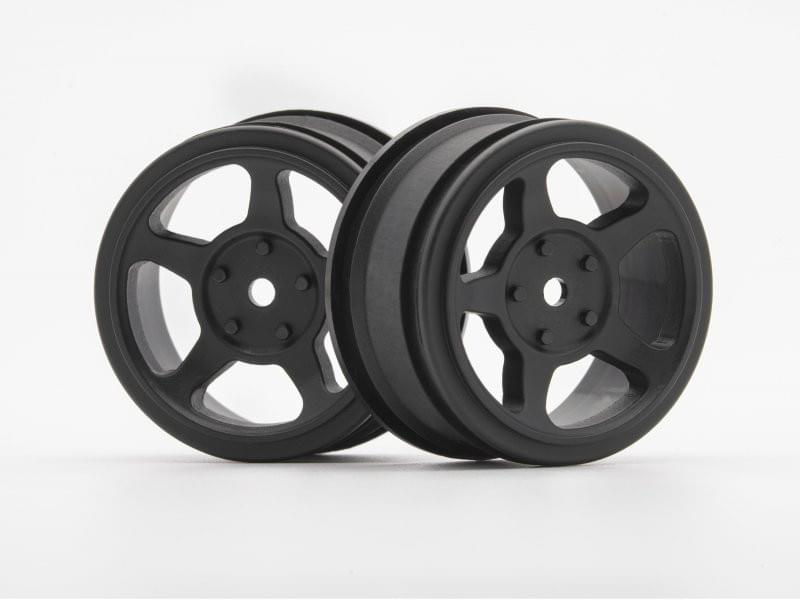 2 jantes TA2 Vintage 31mm noire (6mm OFFSET) HPI 160337 - Breizh Modélisme.