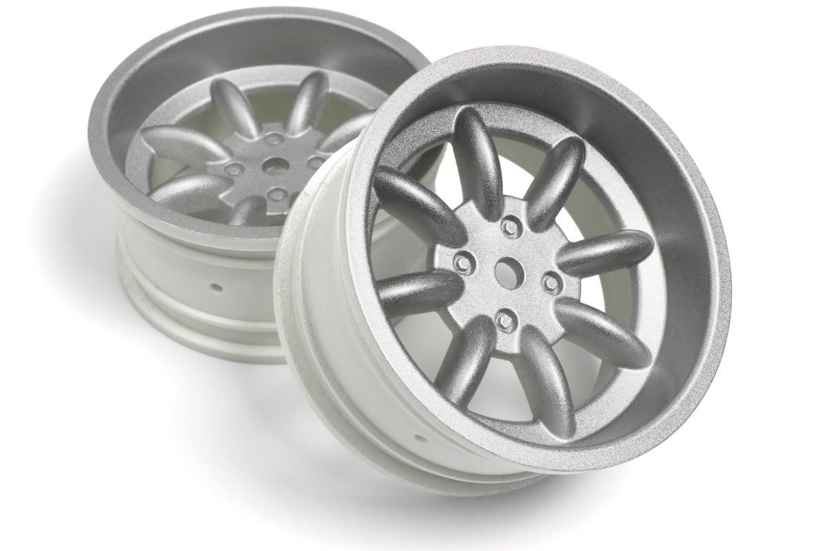 Jante HPI Racing FS-15 Sport 8 rayons Argent 26 mm (OS 6 mm/Pr) HP160541 - Breizh Modélisme.