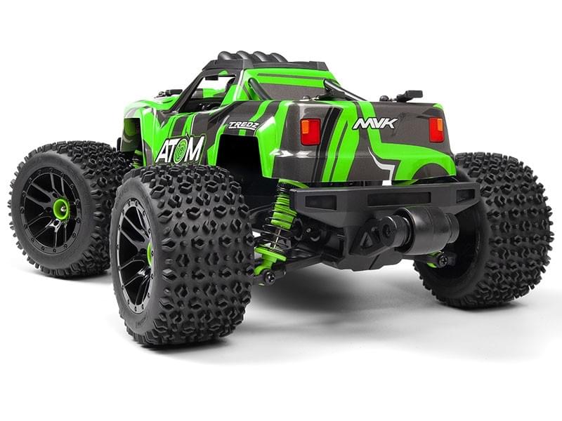 Monstertruck RC 1/18 Maverick Atom 150568 vert - Breizh Modélisme.