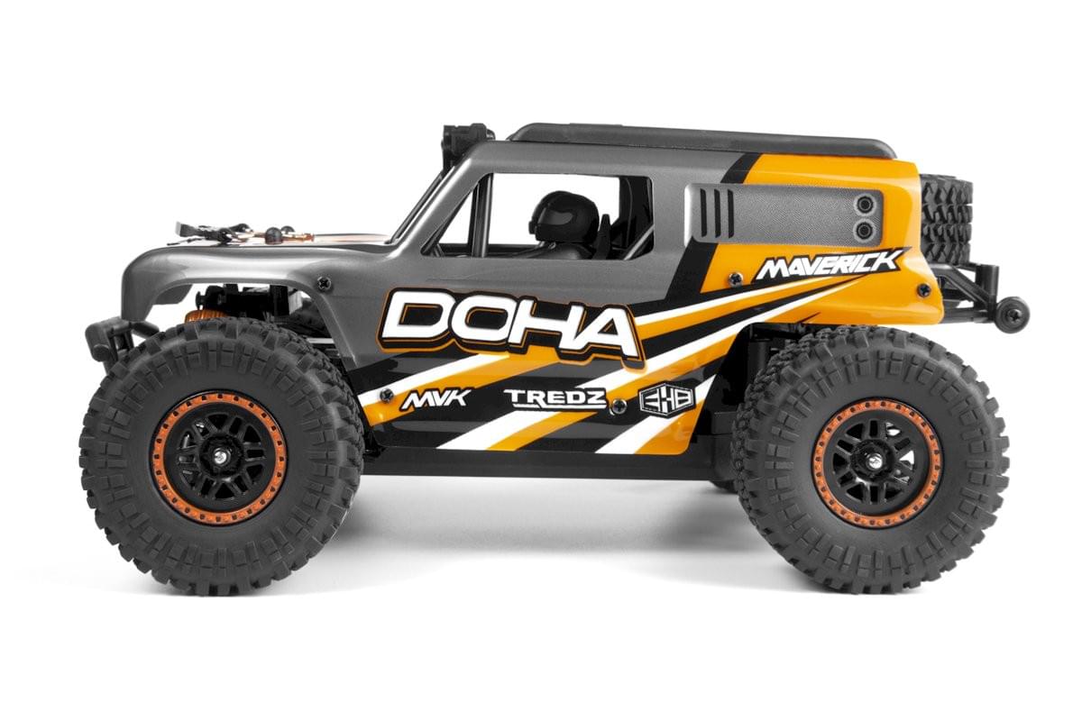 Voiture télécommandée 1/20 Maverick Doha 150702 orange - Breizh Modélisme.