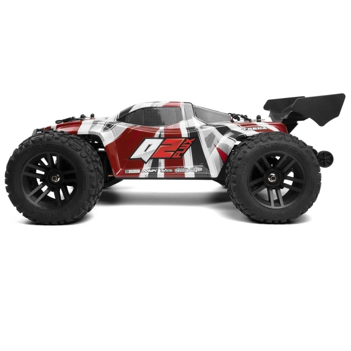Maverick Quantum2 XT Flux brushless stadium truck 1/10 Rouge - MV150407 - Breizh Modélisme.