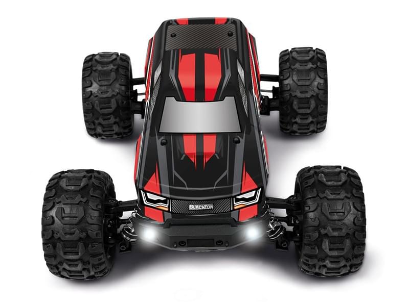 Monster Truck télécommandé 4WD Blackzon Slyder rouge 1/16 RTR - 540098 - Breizh Modélisme.
