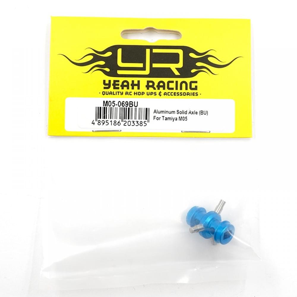 Axe solide en aluminium bleu pour Tamiya M05 M06 Yeah Racing - Breizh Modélisme.