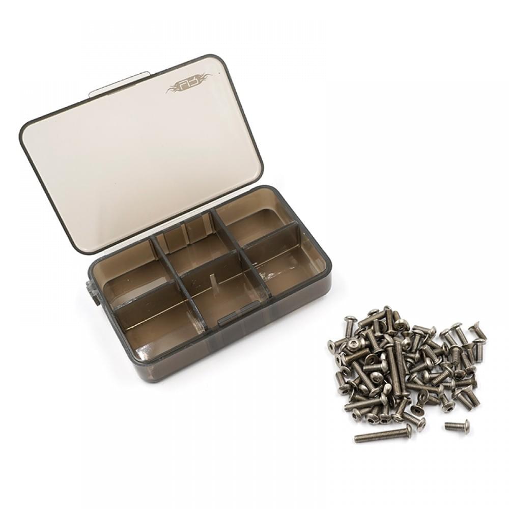 Ensemble de vis en titane assorties avec mini-boîte pour Tamiya M07 - Breizh Modélisme.