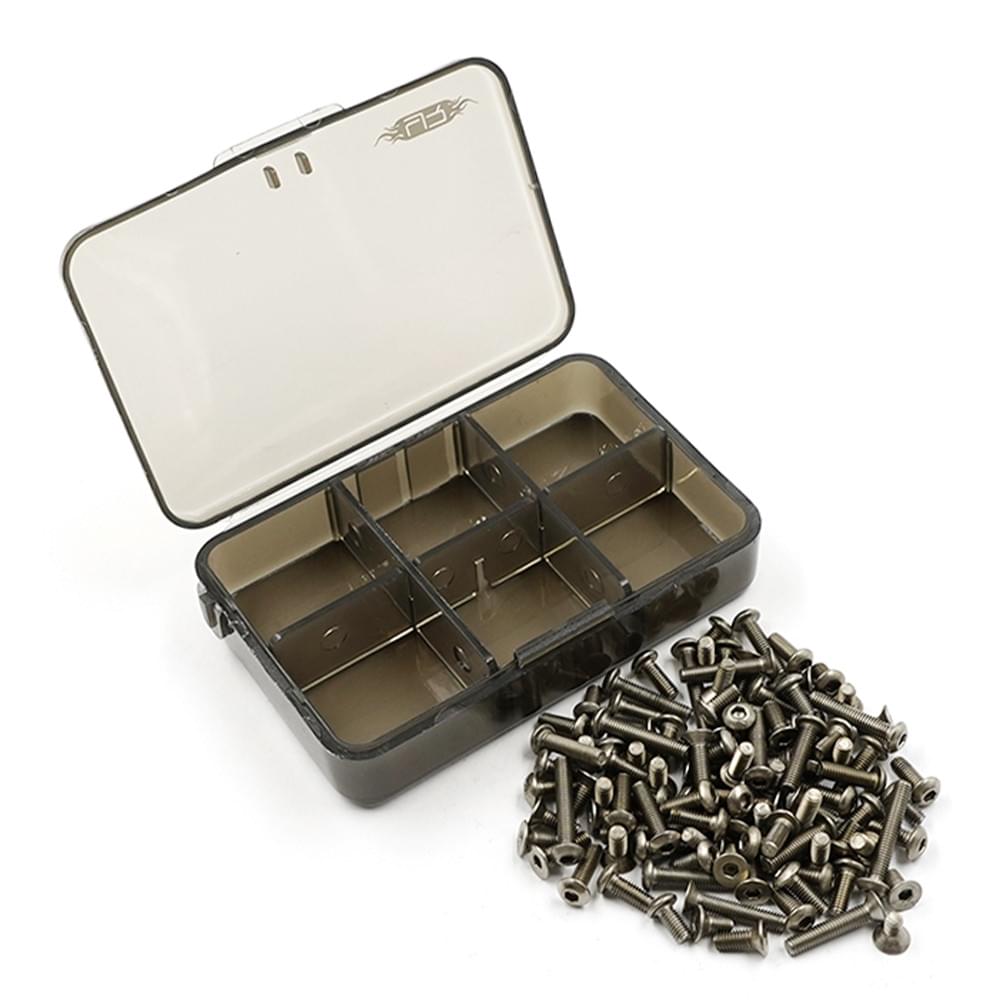 Ensemble de vis en titane assorties avec mini-boîte pour Tamiya TA08 PRO - Breizh Modélisme.