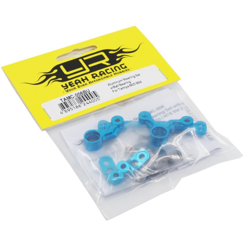 Jeu de direction en alu avec roulement à billes pour Tamiya M05 M06 Yeah Racing - Breizh Modélisme.