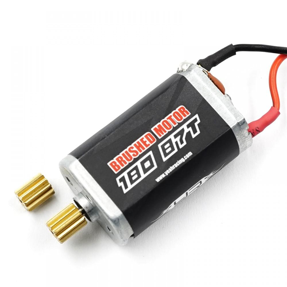 Moteur brossé 4M 180 87T avec pignon 11T pour Traxxas TRX-4M Yeah Racing - Breizh Modélisme.