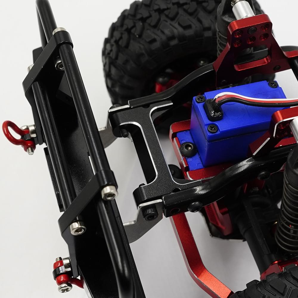 Support de pare-chocs en aluminium 2 pièces (F & R) pour TRX-4M Yeah Racing - Breizh Modélisme.