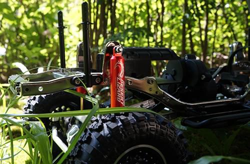 Yeah Racing 2 Amortisseurs Desert Lizard 90mm orange pour Crawler 1/10 'G6 Certified' - Breizh Modélisme.