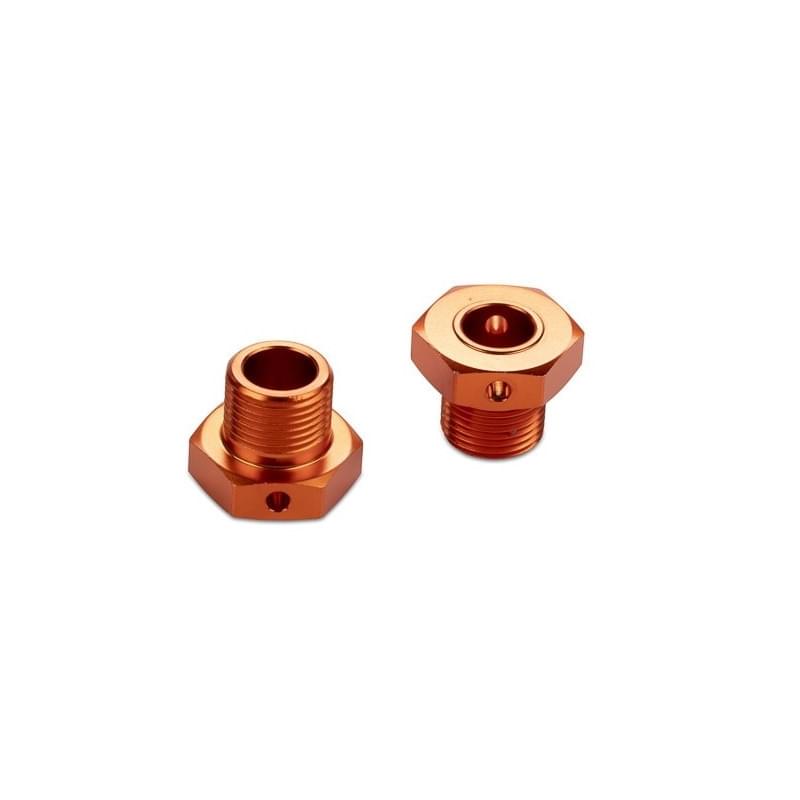 Adaptateur 17mm (Orange/2pcs) HPI 160138 - Breizh Modélisme.