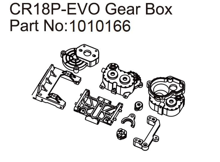 Gear Box - EVO 1:18 - Breizh Modélisme.