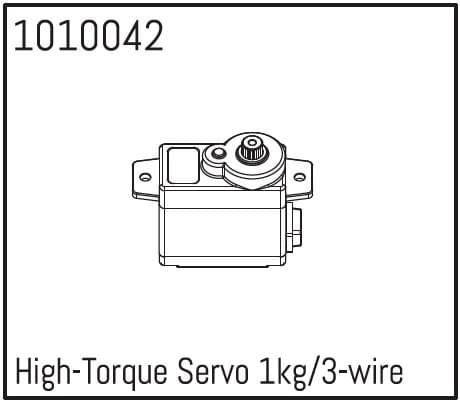 High-Torque Servo 1kg/3-wire - Breizh Modélisme.