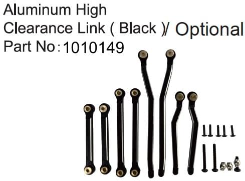 Optional Alu. HC Links - PRO/EVO 1:18 - Breizh Modélisme.